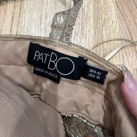 PATBO Metallic Fringe Trim Mini Dress - Picture 4 of 5